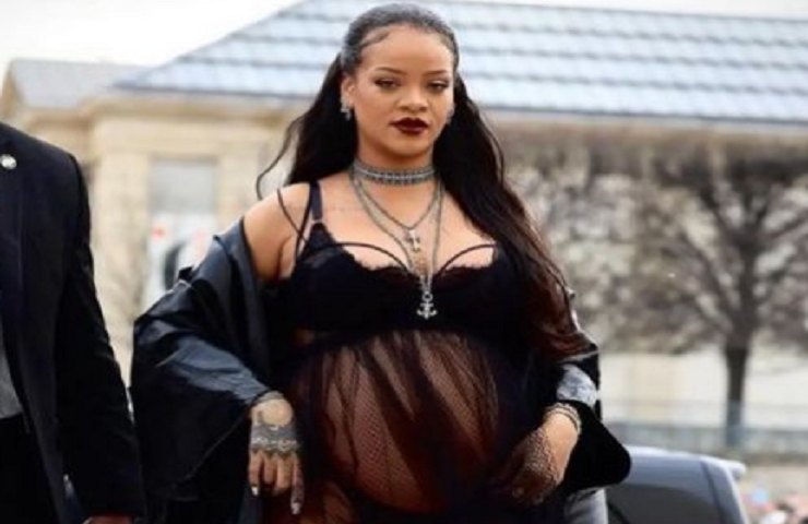 Rihanna alla sfilata di Dior