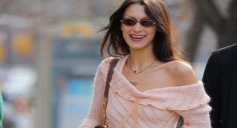 Bella Hadid indossa il jeans stampato, la vera rivoluzione sta nell’originalità