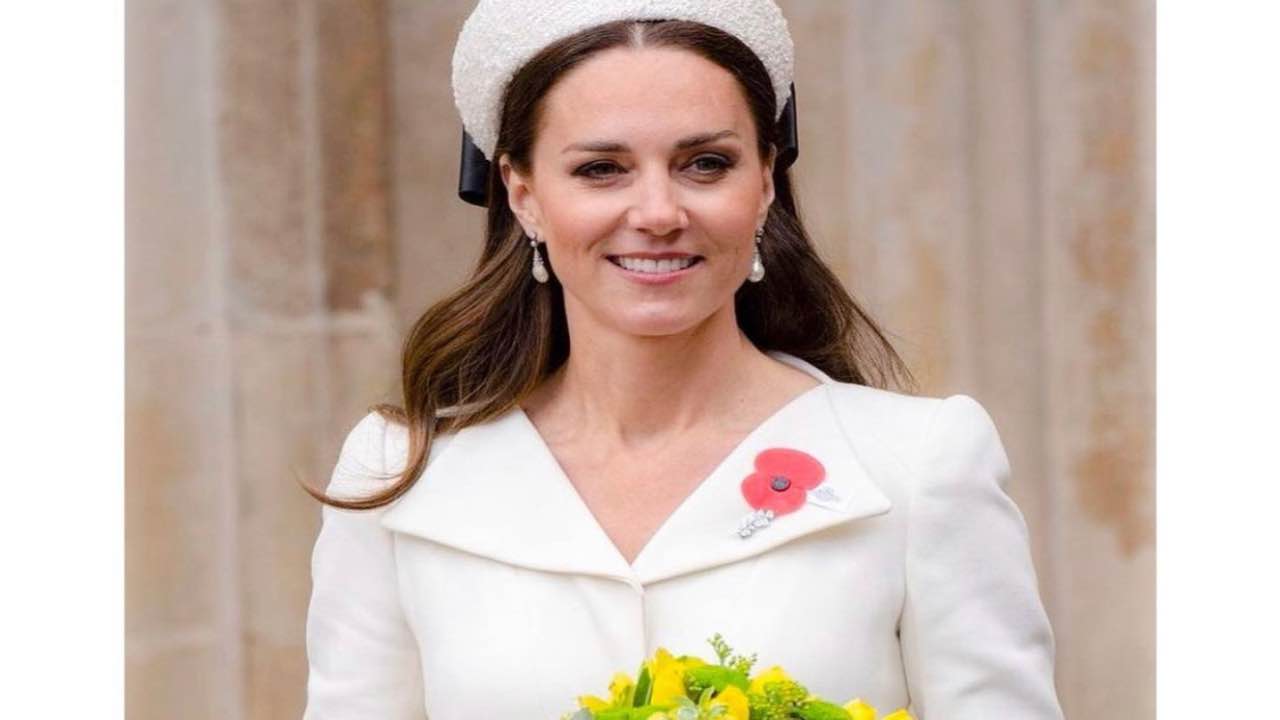 Kate Middleton Anzac Day bianco