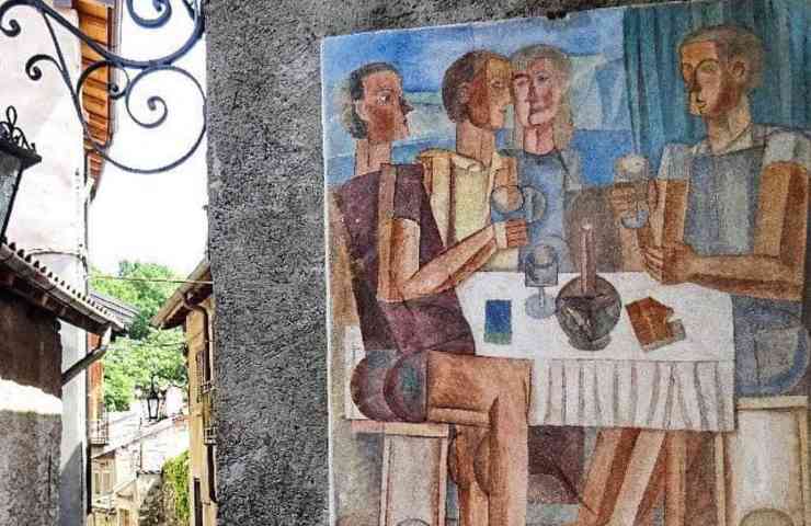 italia murales borghi italiani