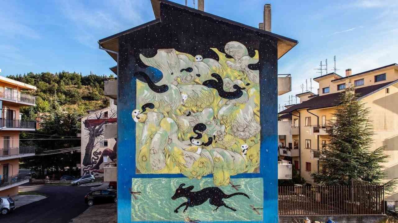 italia murales borghi