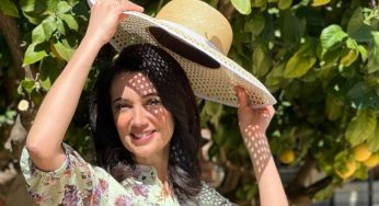Csaba dalla Zorza, quando il casual chic diventa romantico: il vestito a fiori che tutte vorremmo avere