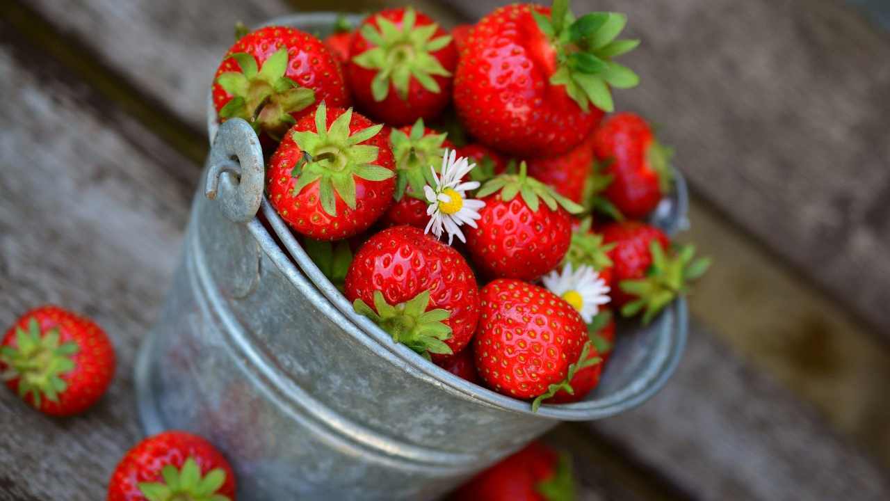 Fragole togliere pesticidi