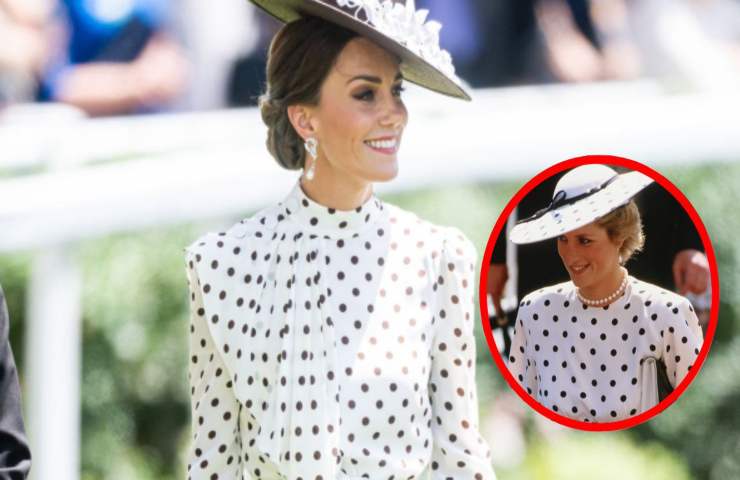 lady diana kate middleton look poise outfit royal ascot