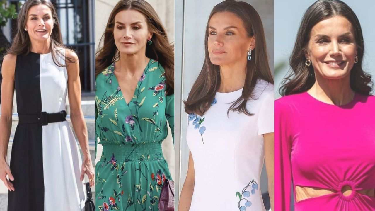 Letizia di Spagna: look travolgente