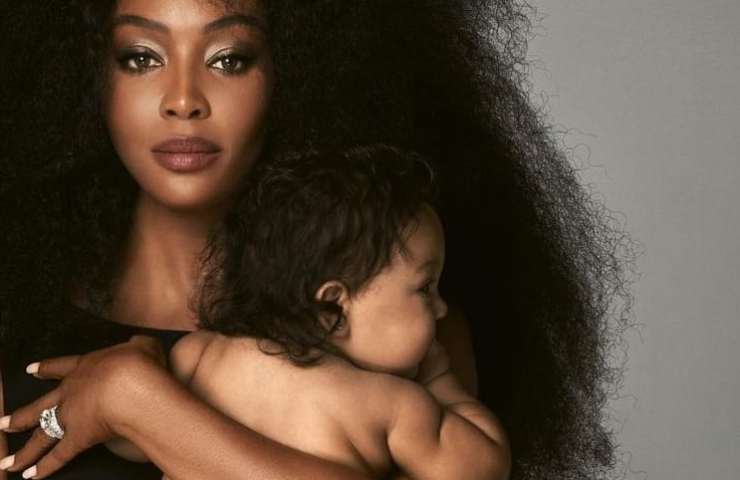 Naomi Campbell, in versione mamma