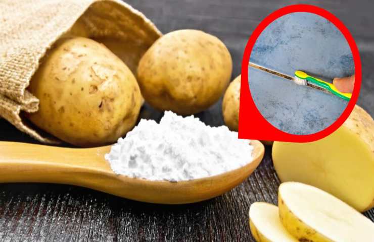 fecola di patate trucco rimedio problema casa fughe 