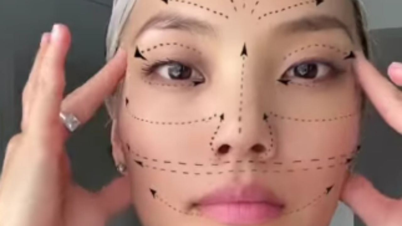 massaggio facciale viso skincare tutorial