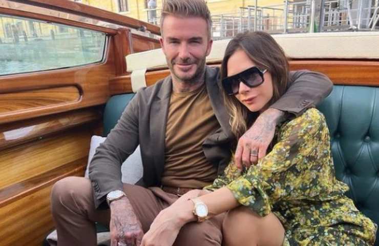 Victoria Beckham fitness reazione david