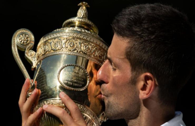 Djokovic wimbledon 2022 vince tennis crollo carriera