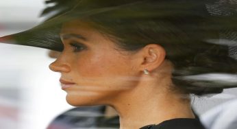 Meghan Markle, ai funerali di Elisabetta infrange le regole del dress code reale – FOTO