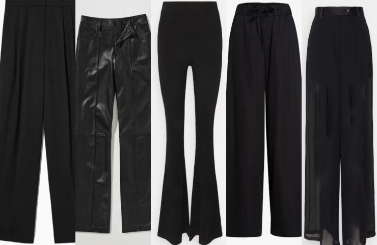 Pantaloni total black