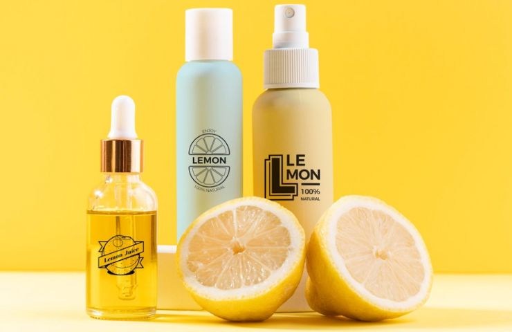 succo di limone sul viso 
