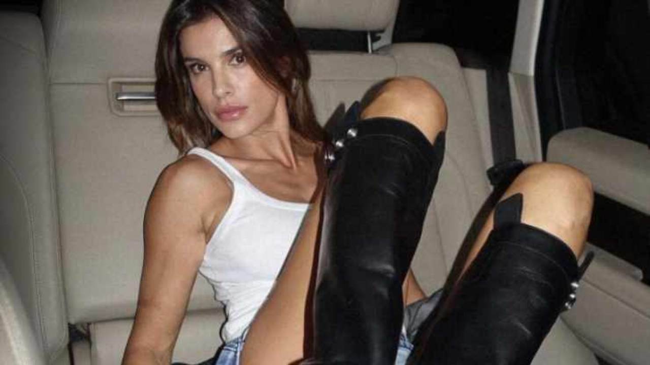 Elisabetta Canalis: notte brava