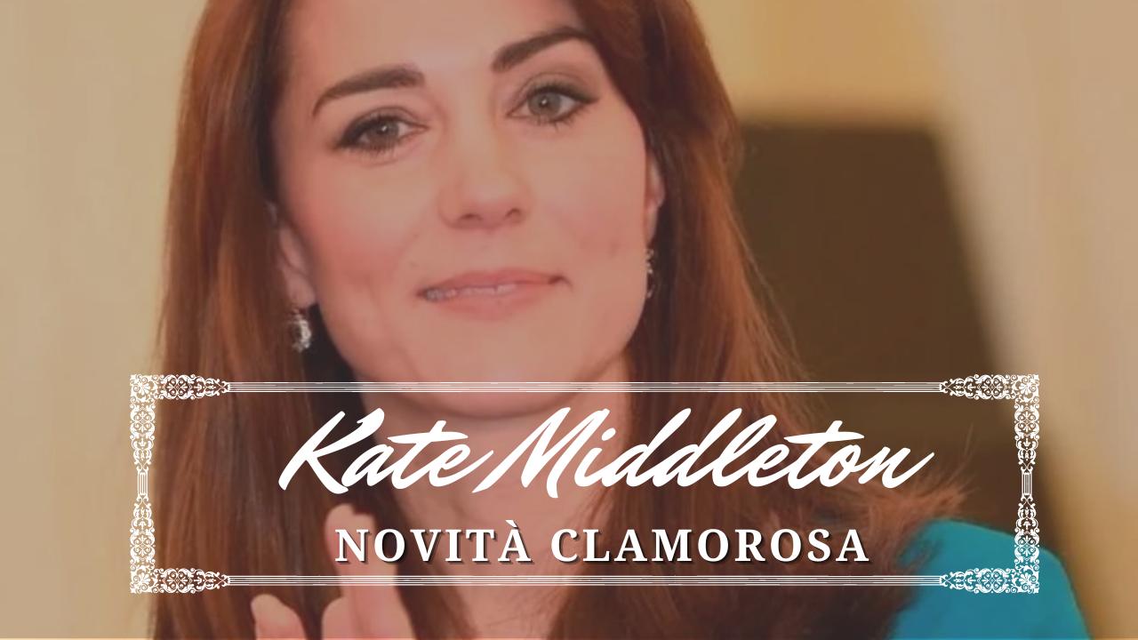 Kate Middleton: importante novità