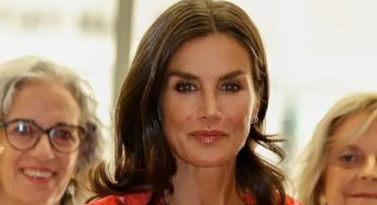 Letizia di Spagna al Columbus Day: lo “spacco” diventa sinonimo d’eleganza