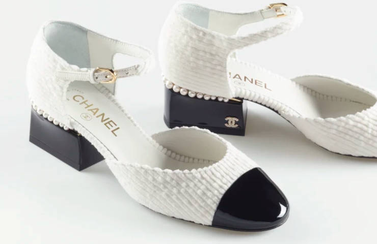 Scarpe Chanel Mary Jane glitter fiocchi 2023