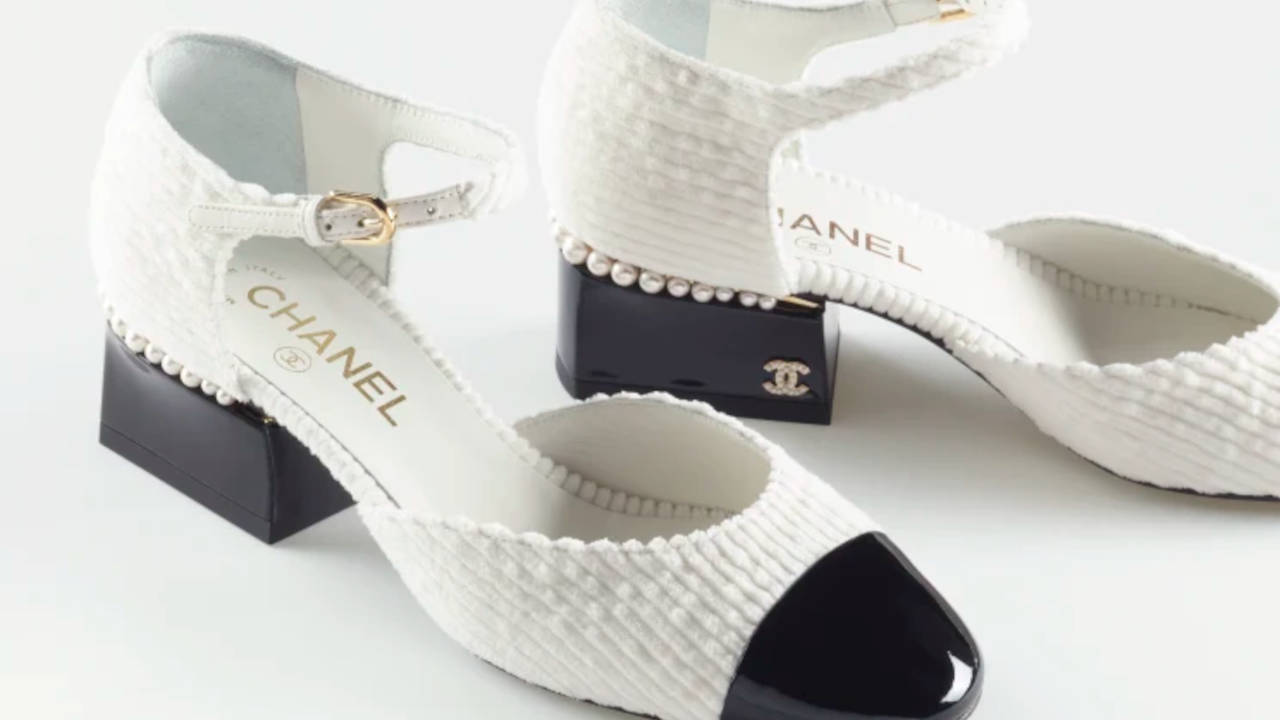 Scarpe Chanel Mary Jane glitter fiocchi 2023