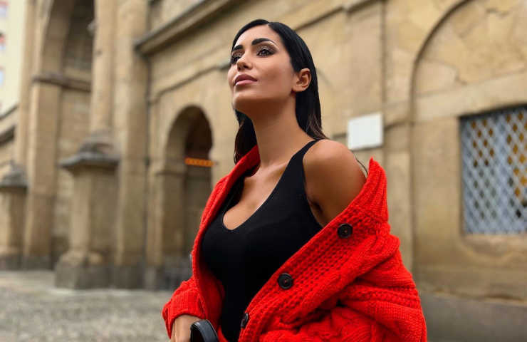 Federica Nargi look Luisa Spagnoli autunno Instagram