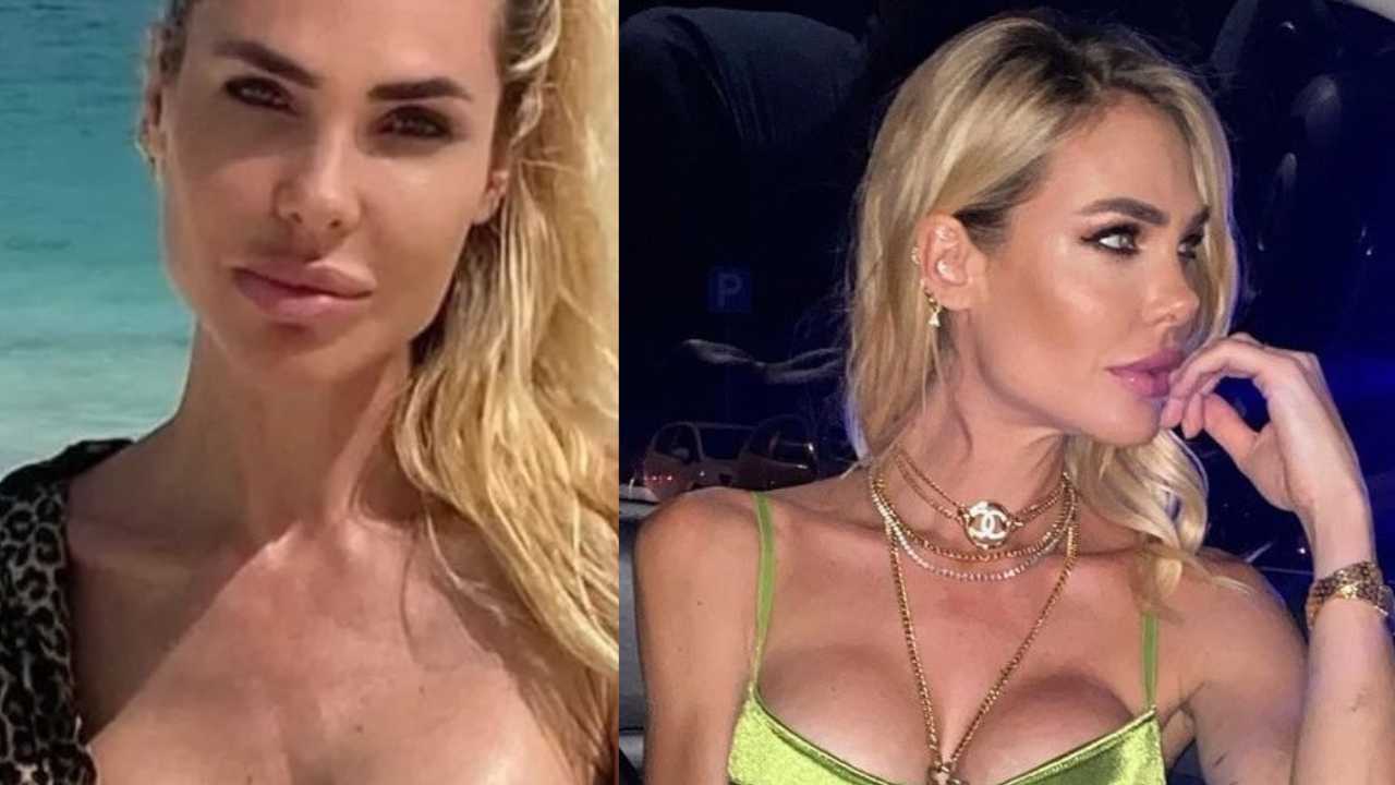 Ilary Blasi: look osé