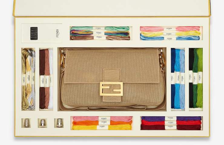 Kit ricamo borsa Fendi Baguette personalizzabile