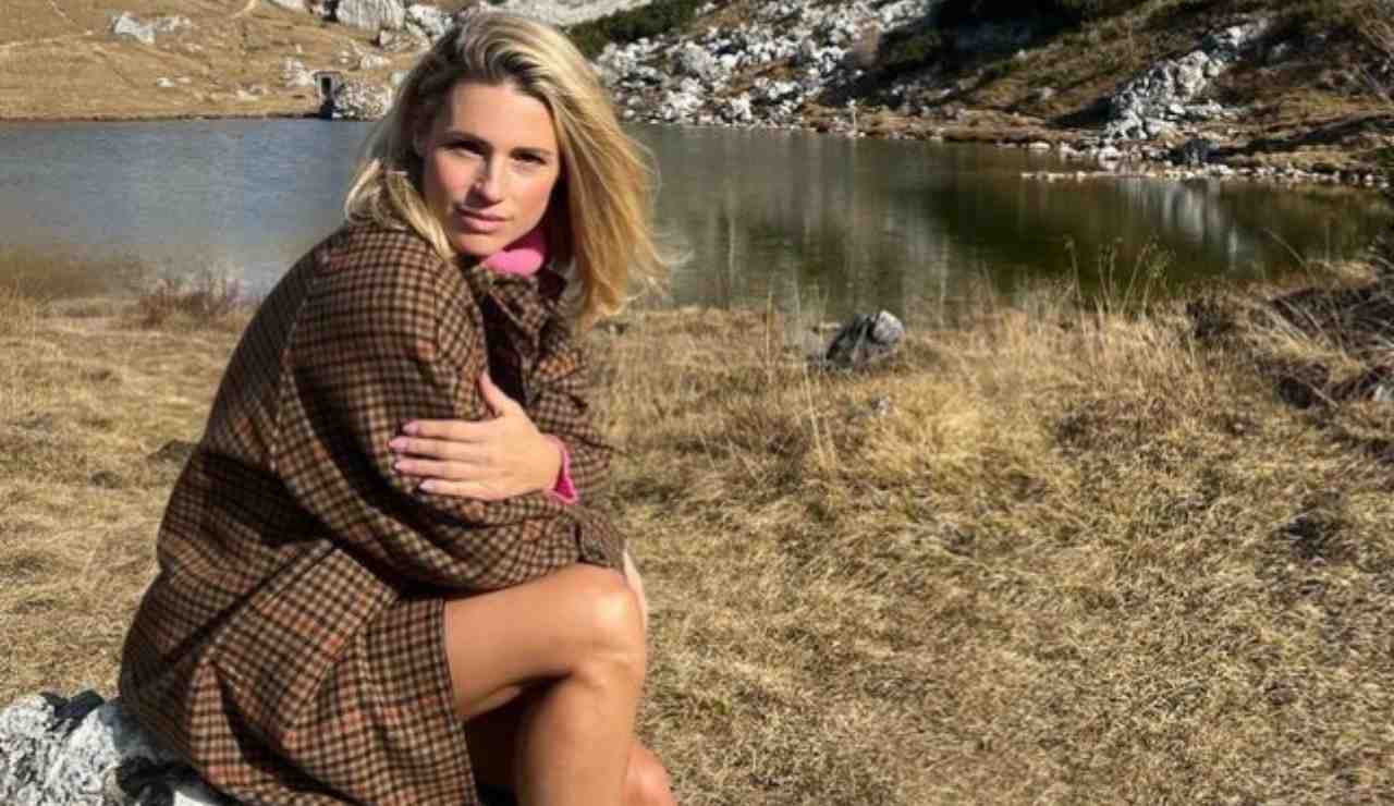 Michelle hunziker post montagna