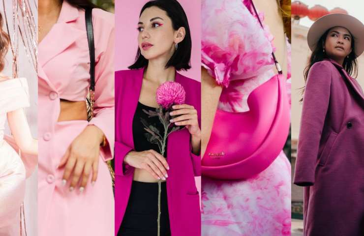 Rosa colore di moda inverno