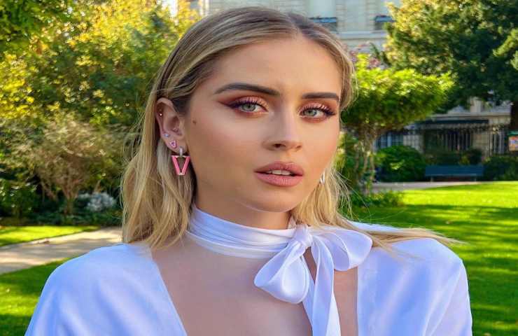 Valentina Ferragni total white sexy foto