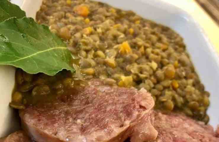 ricetta cotechino con lenticchie