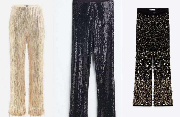 leggings di paillettes