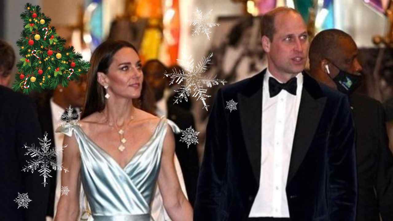 cartolina natale kate william