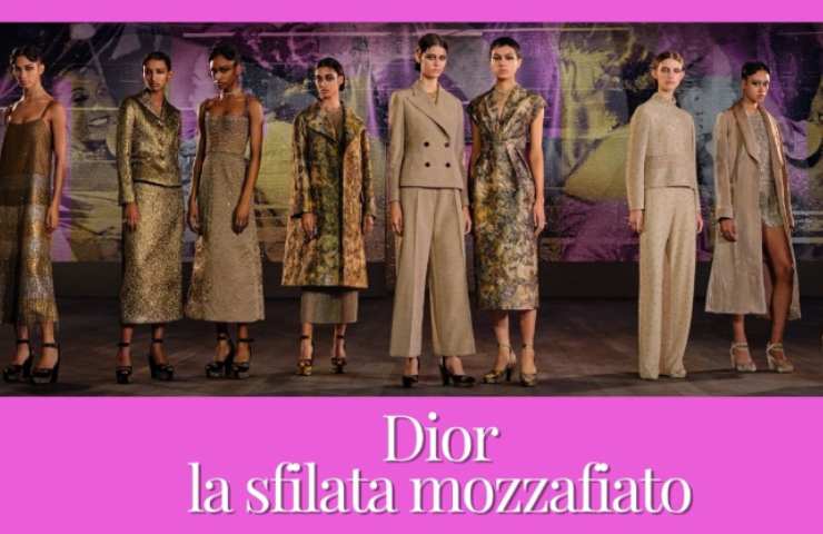 Dior sfilata: stupenda