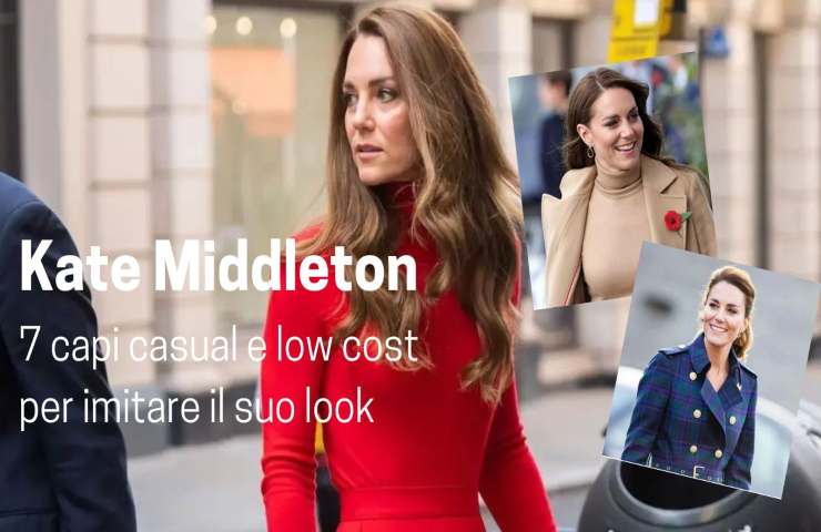 Kate Middleton 7 capi casual e low cost