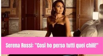 Serena Rossi: l’attrice svela il suo segreto dietro la grande perdita di peso