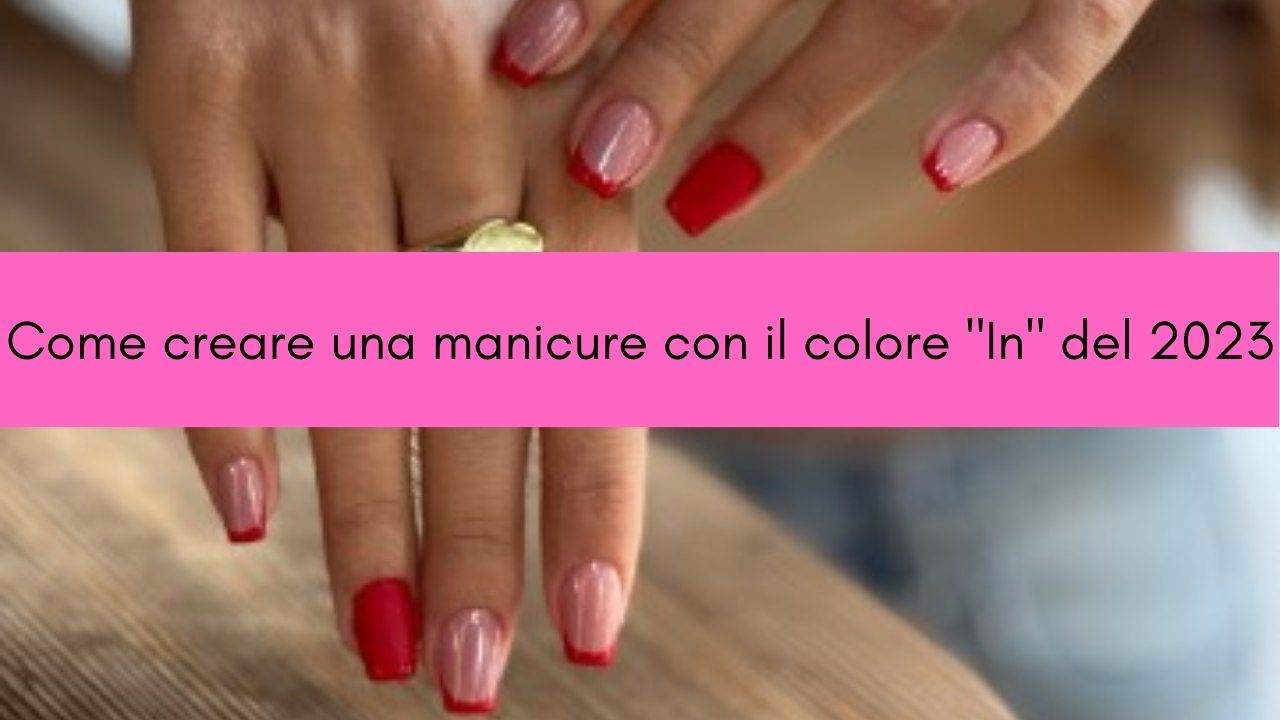 Manicure viva magenta 2023