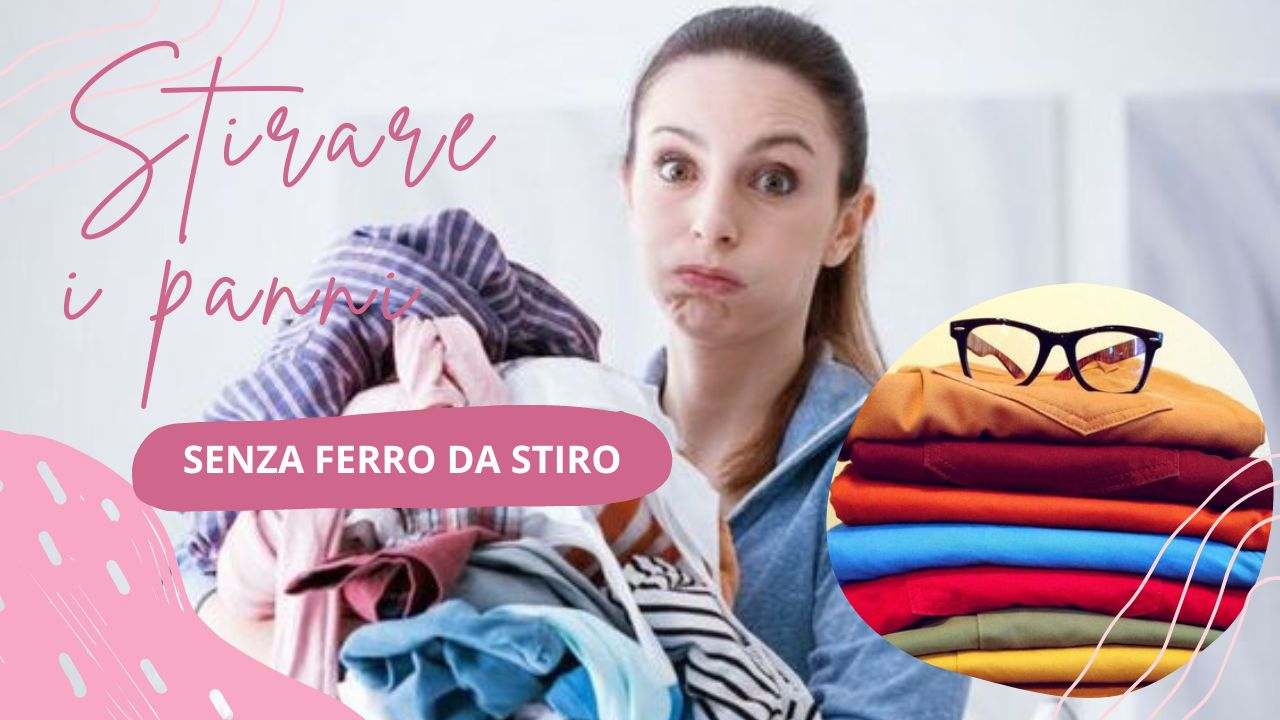 stirare i panni senza ferro da stiro metodo giapponese