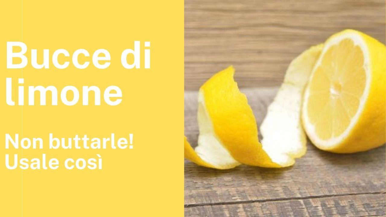 Bucce di limone mettile sulla finestra contro le mosche