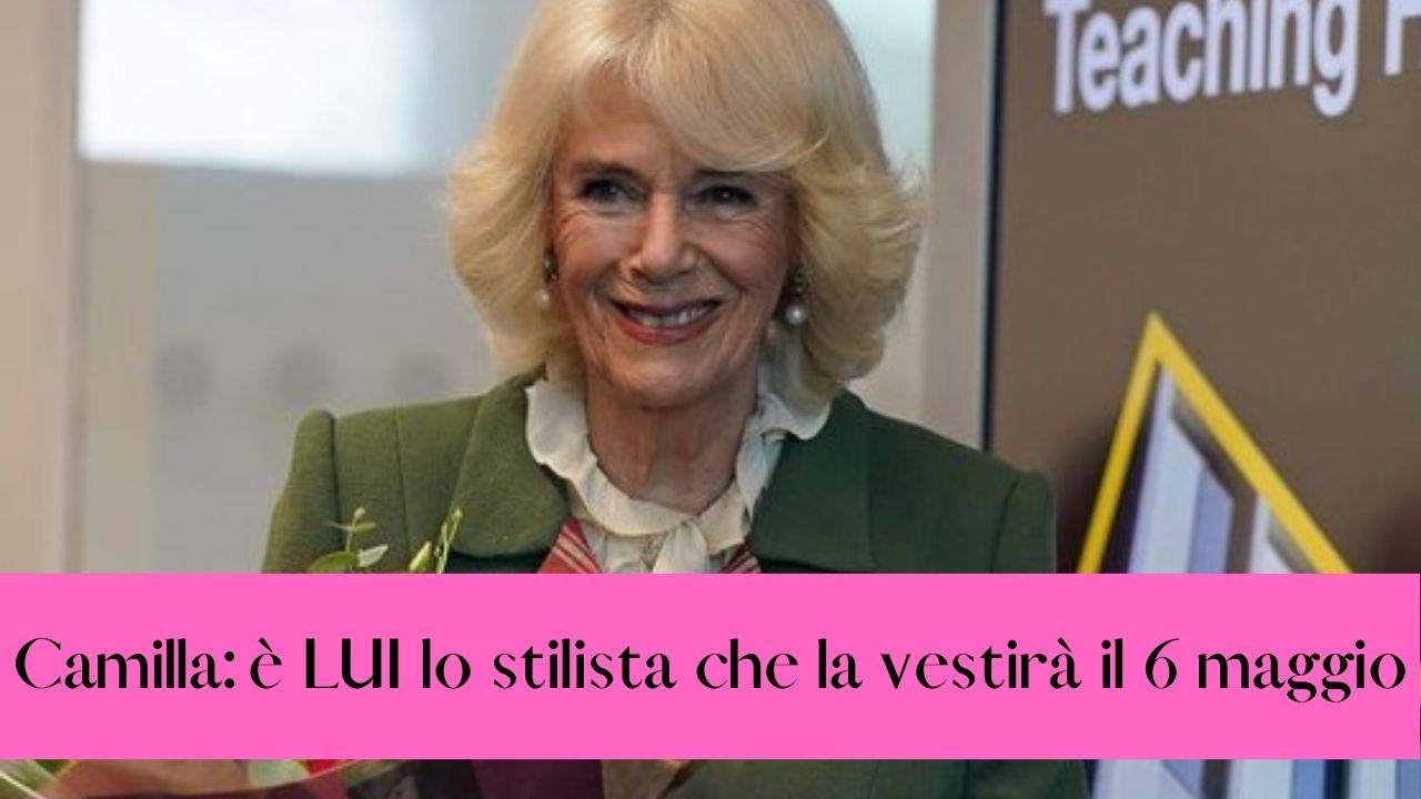 camilla stilista incoronazione