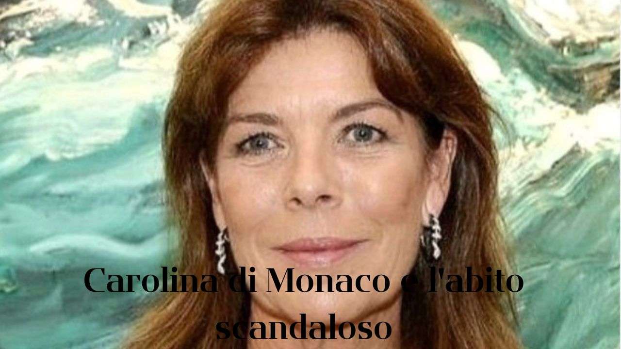 Carolina di Monaco abito giovane