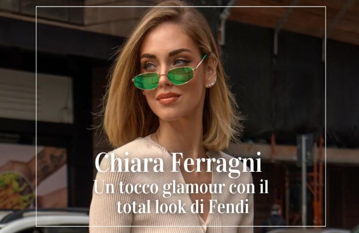 Chiara Ferragni look Fendi Milano Fashion Week