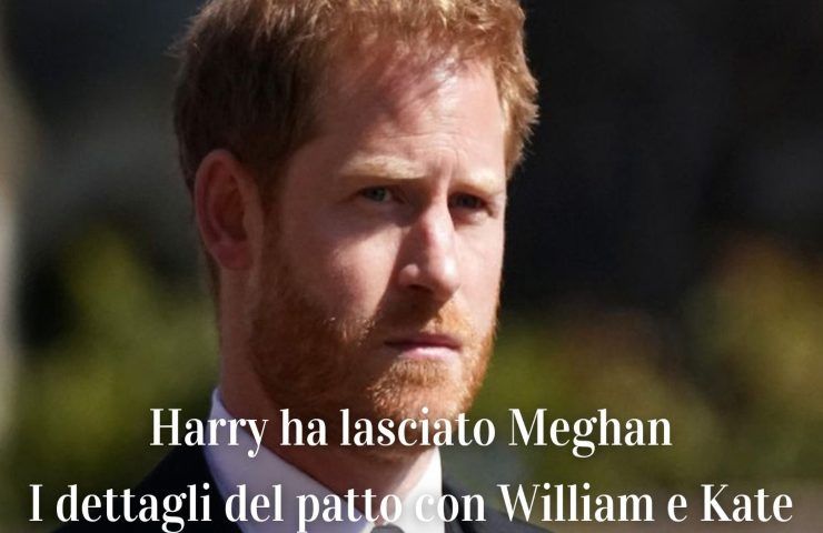 Harry ha lasciato Meghan dettagli