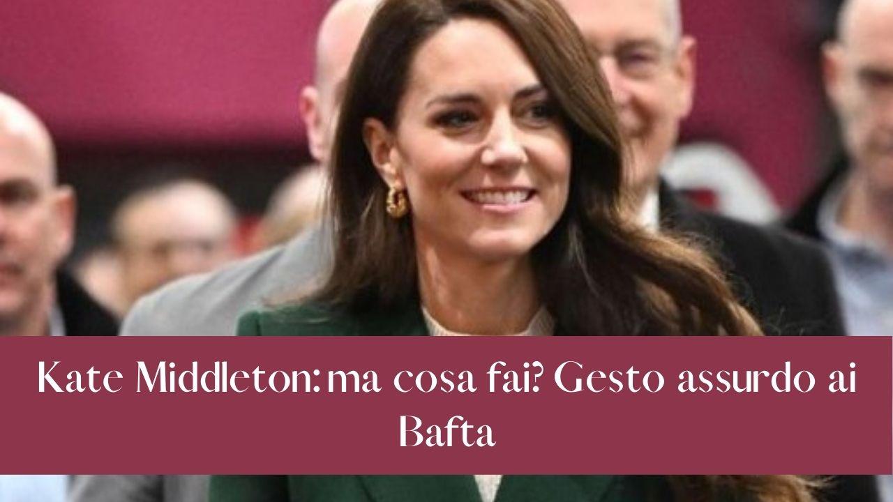 kate middleton gesto bafta