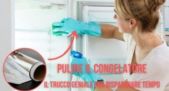 Pulire il congelatore, il trucco geniale per risparmiare tempo