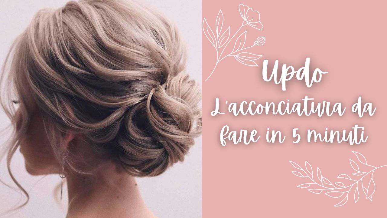 Updo acconciatura tutorial 5 minuti