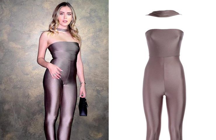 Valentina Ferragni jumpsuit effetto seconda pelle