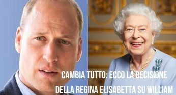 William, una decisione della Regina Elisabetta prima di morire cambia tutto per lui. La rivelazione shock