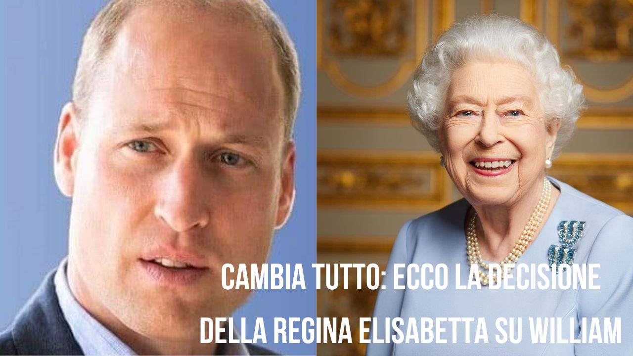 William decisione Regina Elisabetta cambia tutto