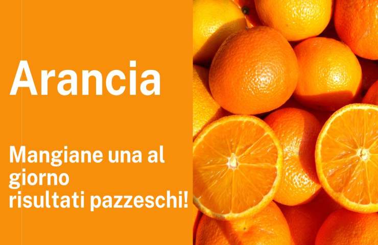 arancia mangiane una al giorno