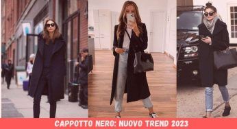 Cappotto nero, nuovo trend 2023, questi sono i modelli da non perdere