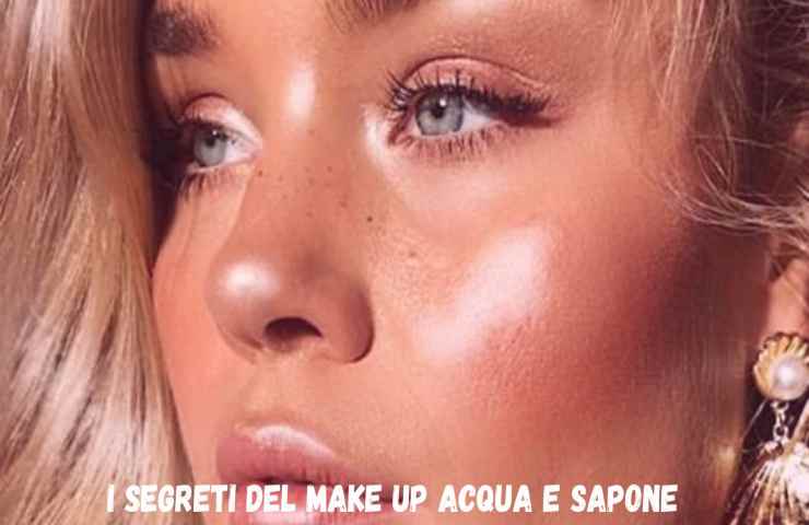 make up acqua e sapone